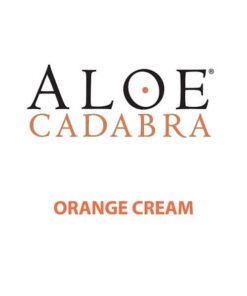 Aloe Cadabra Organic Lubricant - 2.5 oz Bottle Orange Cream