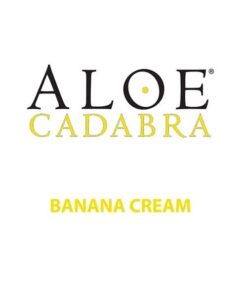 Aloe Cadabra Organic Lubricant - 2.5 oz Bottle Banana Cream