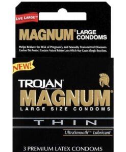 Trojan Magnum Thin Condoms - Box of 3