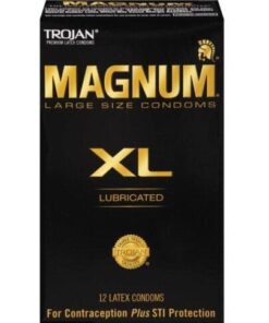 Trojan Magnum XL Lubricated Condom - Box of 12
