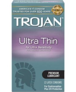 Trojan Ultra Thin Condoms - Box of 12