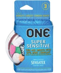One Super Sensitive Condoms - Box of 3