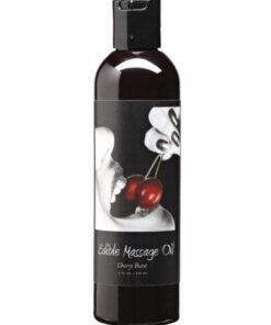 Earthly Body Hemp Edible Massage Oil - 8 oz Cherry