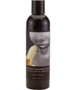Earthly Body Edible Massage Oil - 8 oz Banana