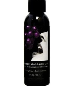 Earthly Body Edible Massage Oil - 2 oz Grape