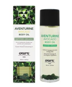 EXSENS Organic Body Oil w/Stones - Adventure Avocado 100 ml