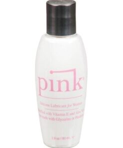 Pink Silicone Lube - 2.8 oz Flip Top Bottle