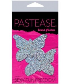 Pastease  Glitter Butterfly - Silver O/S