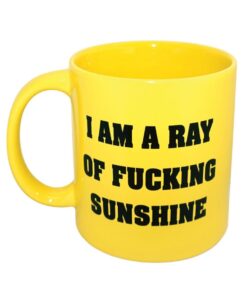Attitude Mug I am a Ray of Fucking Sunshine - Yellow
