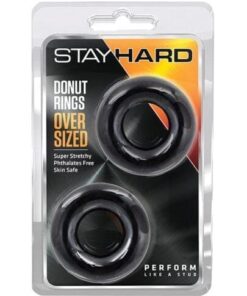 Blush Stay Hard Donut Rings - Oversized Pack of 2