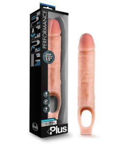 Blush Performance Plus 10" Silicone Cock Sheath Penis Extender - Flesh