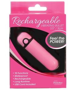 Simple & True Rechargeable Vibrating Bullet - Pink