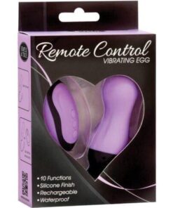 Simple & True Remote Control Vibrating Egg - Purple