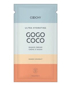 COOCHY Ultra Hydrating Shave Cream Foil - .35 oz Mango Coconut