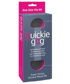 Quickie Bit Gag One Size - Black