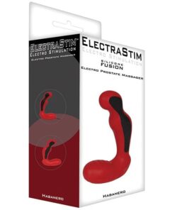 ElectraStim Silicone Fusion Habanero Prostate Massager - Red/Black