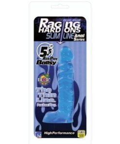 Raging Hard Ons Slimline 5.5" Ballsy - Blue Jelly