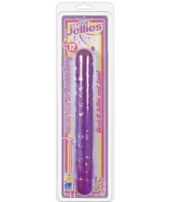Crystal Jellies 12" Jr. Double Dong - Purple