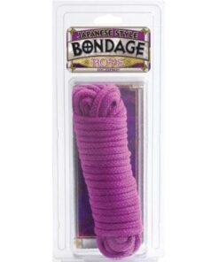Japanese Style Bondage Cotton Rope - Purple
