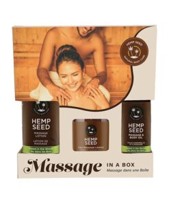 Earthly Body Holiday/Valentines Hemp Seed Massage in a Box - Asst. Naked in the Woods