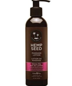 Earthly Body Hemp Seed Massage Lotion - 8 oz Skinny Dip
