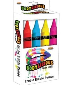 Bodylicious Edible Pens - Pack of 4
