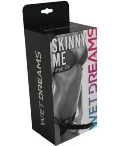 Skinny Me Strap-on Black 7 inch