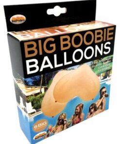 Big Boobie Balloons - Flesh Box of 6