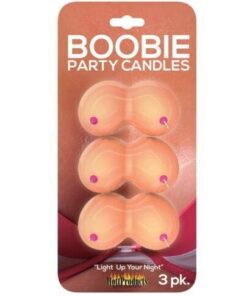 Boobie Party Candles - Pack of 3