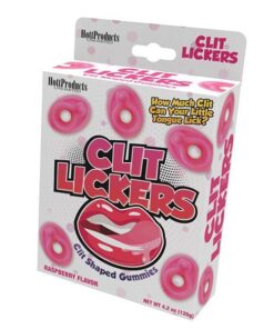 Clit Lickers Clit Shaped Gummies - Raspberry