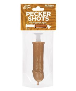 Pecker Shot Syringe - Brown