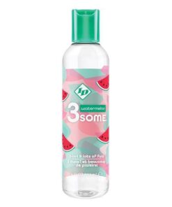 ID 3some 3 in 1 Lubricant - 4 oz Watermelon