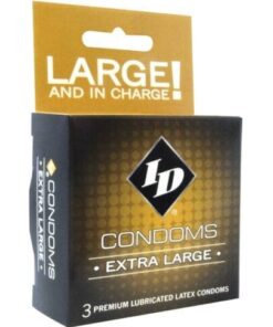 ID Extra Large Condoms - Box of 3