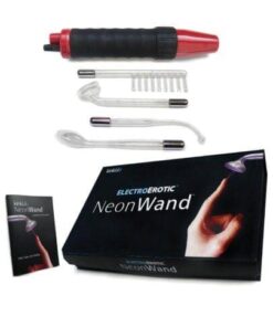 KinkLab Red Handle Neon Wand w/Red Electrode
