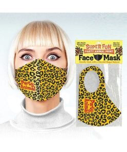Super Fun Party Animal Print Mask