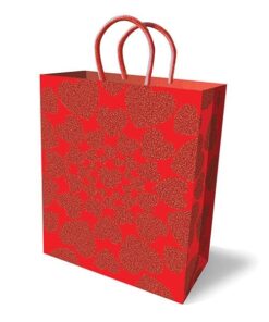 Glitter Hearts Gift Bag