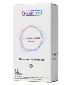 Lovense RealSize 54mm Condoms - Box of 12
