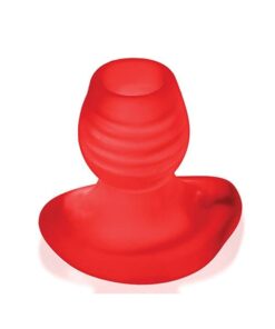 Oxballs Glowhole 1 Hollow Buttplug w/LED Insert Small - Red Morph