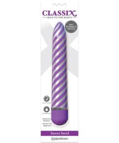 Classix Sweet Swirl Vibrator - Purple