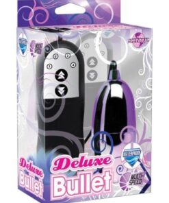 Deluxe Bullet Waterproof Vibe - Mutli-speed Purple