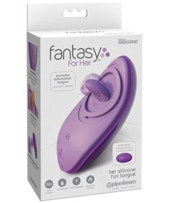 Fantasy for Her Silicone Fun Tongue - Purple