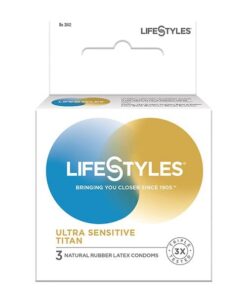 Lifestyles Ultra Sensitive Titan - Pack of 3
