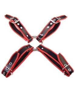 Rouge Chest Harness Large - Black/Red