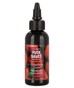 Fuck Sauce Flavored Water Based Personal Lubricant - 2 oz Strawberry
