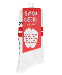 Shots Sexy Socks Dirty Mind - Female