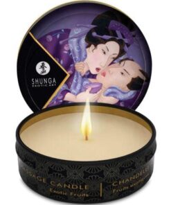 Shunga Libido Mini Candlelight Massage Candle - 1 oz Exotic Fruits