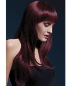 Smiffy The Fever Wig Collection Sienna - Black Cherry