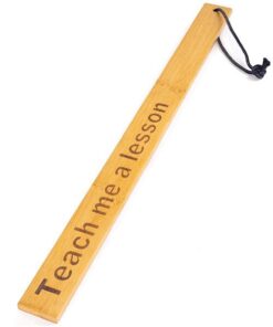 Spartacus Bamboo Paddle - Teach Me a Lesson