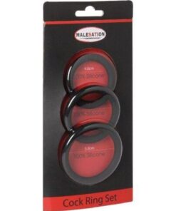 Malesation Cock Ring Set - Pack of 3