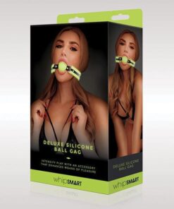 Whip Smart Glow in the Dark Deluxe Silicone Ball Gag